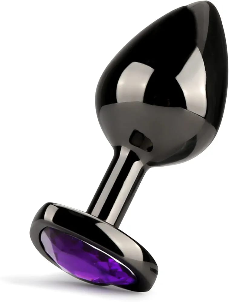 Obsidian Jewel Stainless Steel Plug Set